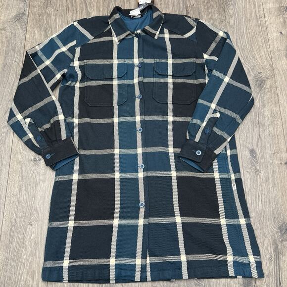 The North Face Valley Twill Utility Coat Size Large Womens Midnight Petrol Blue - Picture 1 of 12